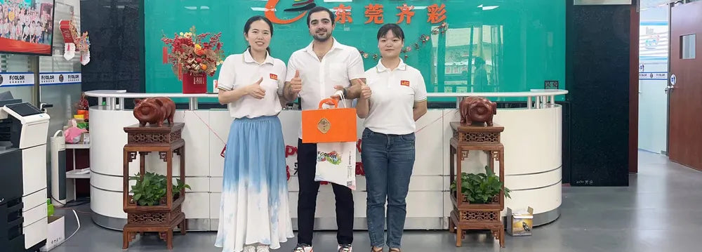 Photo with Czech customer