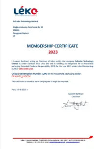 Extended Producer Responsibility Certification 2