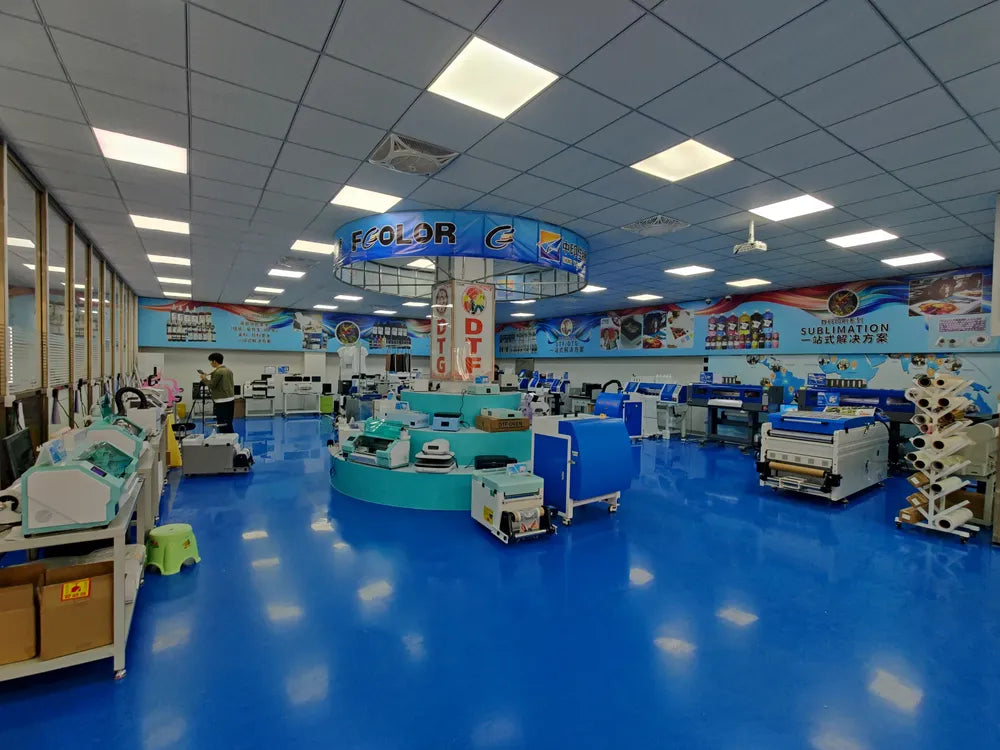 Equipment reception showroom