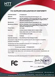 Federal Communications Commission Certification