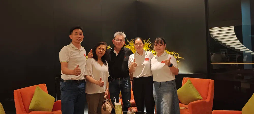 Photo with Malaysian customer