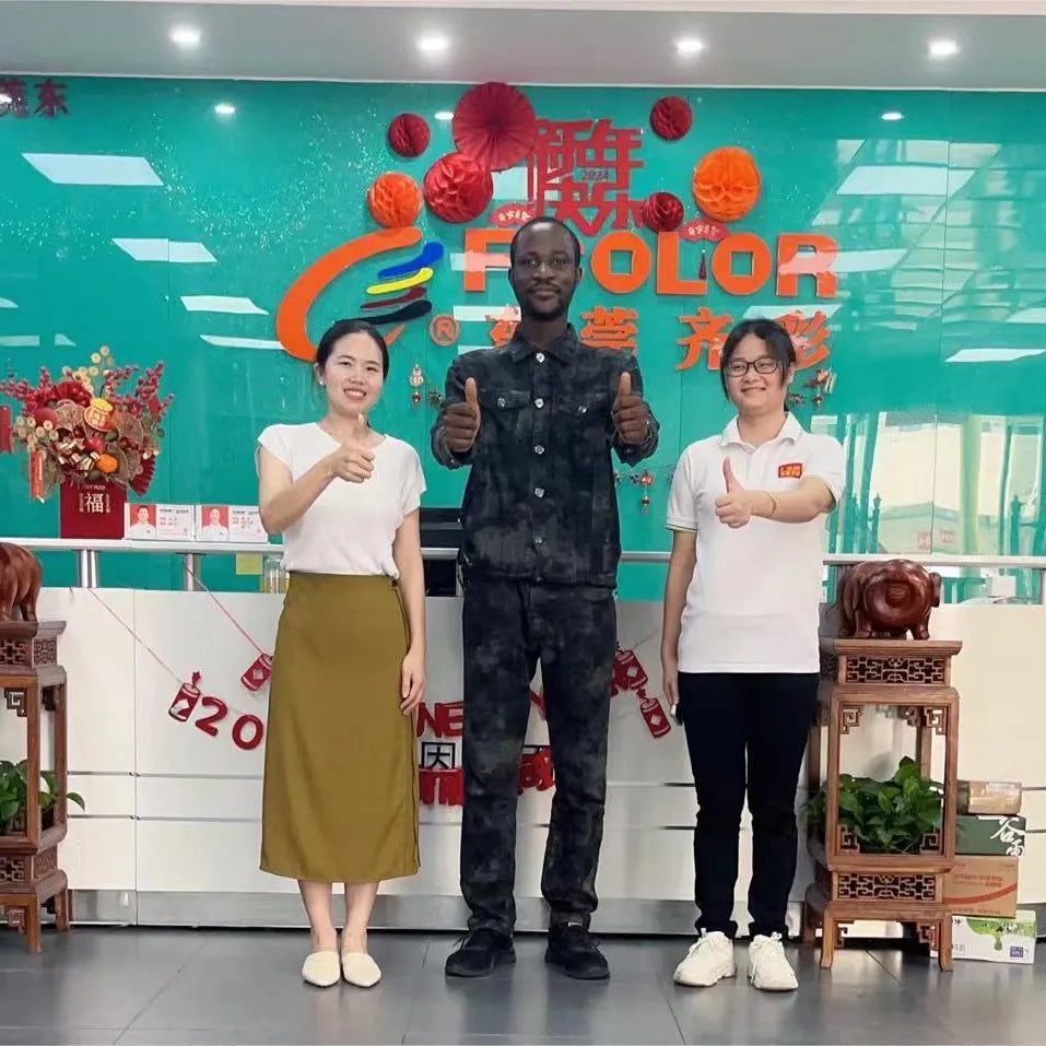 Photo with South African customer