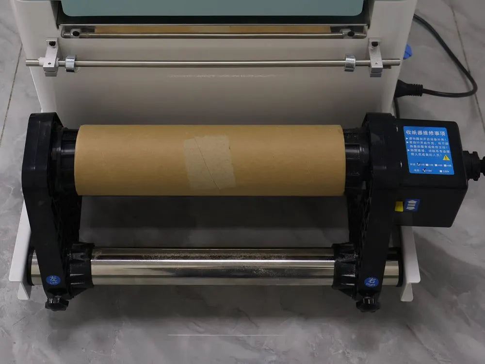 adjustable take-up area