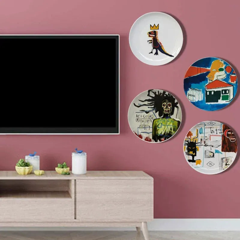 ceramic decorative dish uv printing effect image