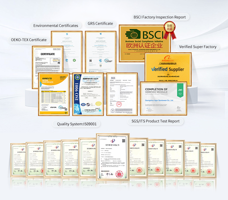 certificates collection showcase