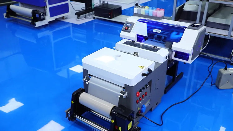 dtf330 printer and 35cm powder shaker video cover 2