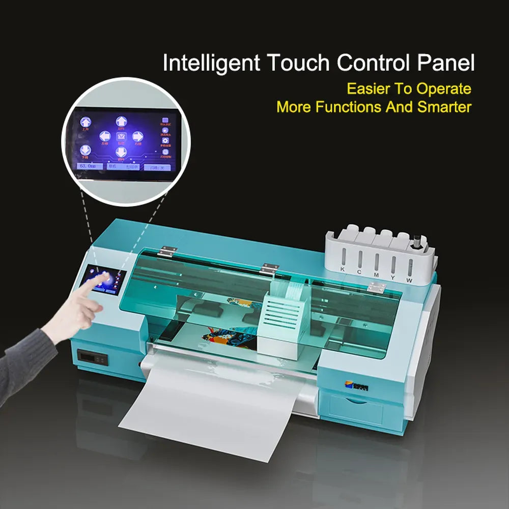dtf350 printer smart touch control panel image