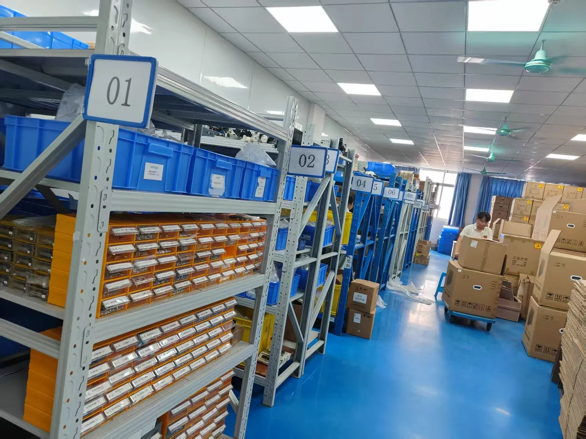 Storage room for equipment, parts and supplies