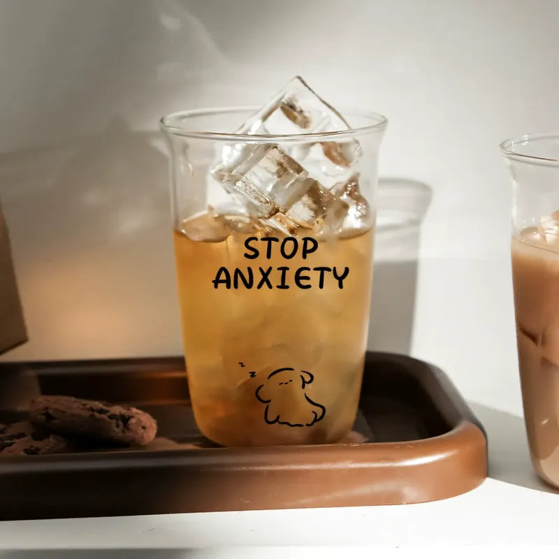 drinking glass uv printing effect image