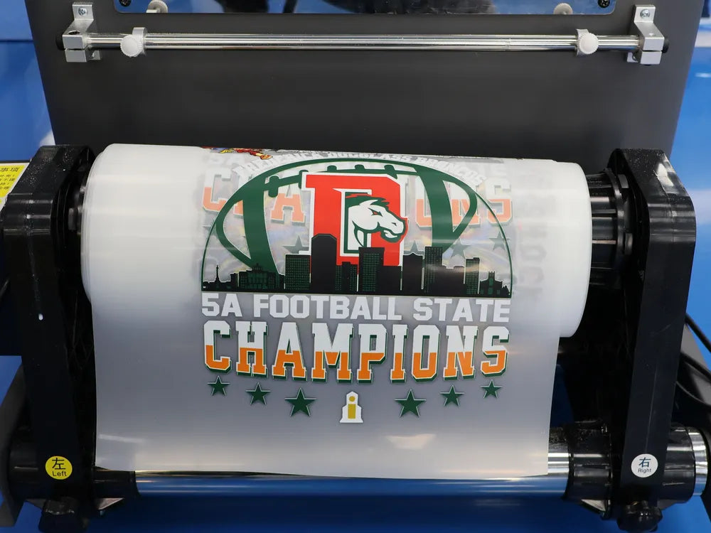 adjustable take-up area