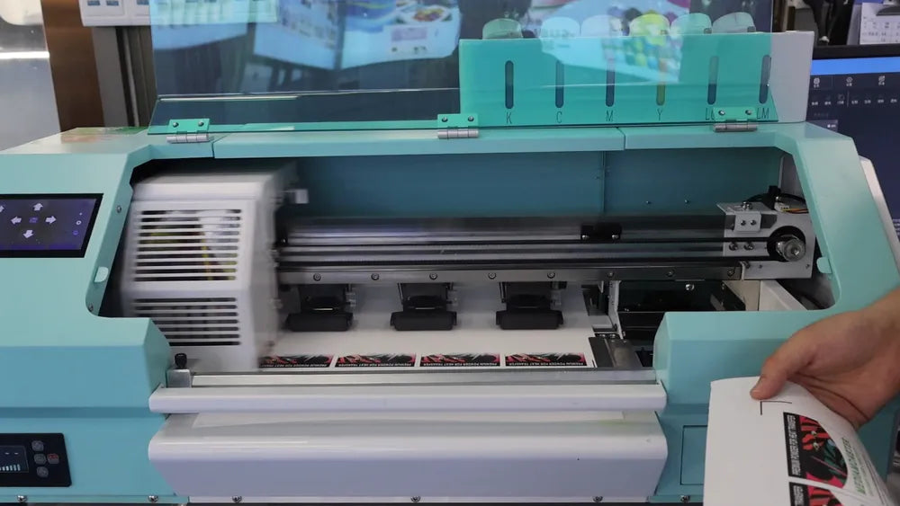 pl350-standard label printer printing process video cover