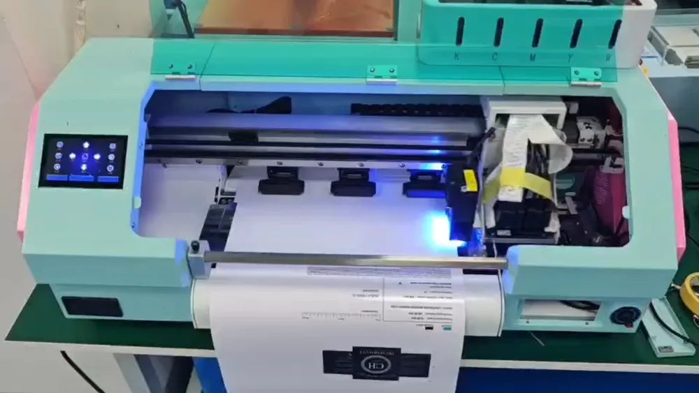 pl350 uv label printer printing process video cover 1