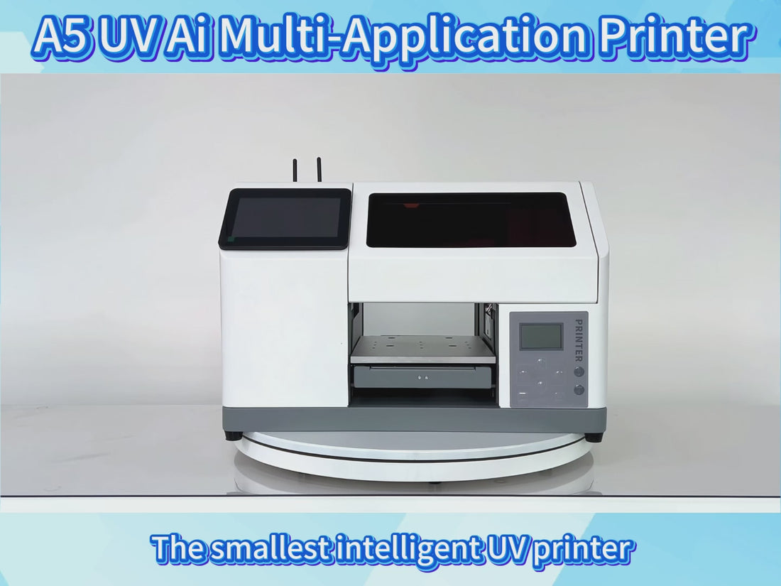 FRYA5 AI Creative UV A5 printer product introduction video